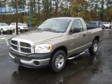 2008 Light Khaki Metallic Dodge Ram 1500 SXT Regular Cab #40711271