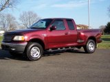 1999 Dark Toreador Red Metallic Ford F150 XLT Extended Cab 4x4 #40710996