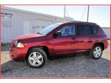 2007 Inferno Red Crystal Pearlcoat Jeep Compass Sport #40710997