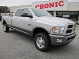 2011 Bright Silver Metallic Dodge Ram 3500 HD SLT Outdoorsman Crew Cab 4x4 #40710916