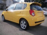Summer Yellow Chevrolet Aveo in 2010