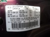 2004 PT Cruiser Color Code for Dark Plum Pearlcoat - Color Code: PHP