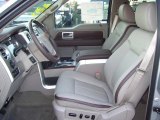 2010 Ford F150 Platinum SuperCrew 4x4 Medium Stone Leather/Sienna Brown Interior