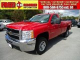 2009 Victory Red Chevrolet Silverado 2500HD Work Truck Regular Cab #40756621