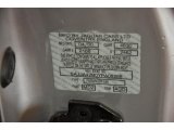 2000 XK Color Code for Platinum Metallic - Color Code: MDZ