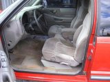 2001 Chevrolet S10 LS Extended Cab Medium Gray Interior