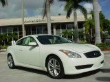 2008 Ivory Pearl White Infiniti G 37 Coupe #40820444