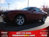 2010 Inferno Red Crystal Pearl Dodge Challenger SE #40820683
