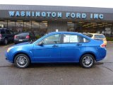 2011 Blue Flame Metallic Ford Focus SE Sedan #40820917