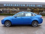 2011 Blue Flame Metallic Ford Focus SES Sedan #40820919