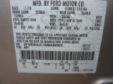 2011 Edge Color Code for Ingot Silver Metallic - Color Code: UX