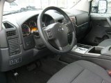 2010 Nissan Titan SE Crew Cab 4x4 Charcoal Interior