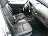 2003 BMW 5 Series 540i Sedan Black Interior