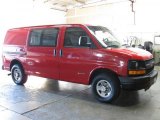 2005 Victory Red Chevrolet Express 3500 Commercial Van #40820548