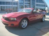 2010 Red Candy Metallic Ford Mustang V6 Convertible #40820976