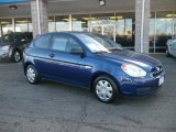 2007 Dark Sapphire Blue Hyundai Accent GS Coupe #40820629