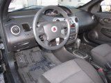 2007 Saturn ION 2 Quad Coupe Black Interior