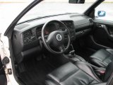 2001 Volkswagen Cabrio GLX Black Interior
