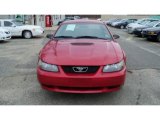 2002 Torch Red Ford Mustang V6 Coupe #40879295