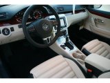 2011 Volkswagen CC Lux Limited Cornsilk Beige/Black Interior
