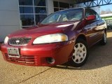 Inferno Red Nissan Sentra in 2002