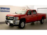 2011 Victory Red Chevrolet Silverado 3500HD LT Crew Cab 4x4 #40879728