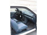 1991 Chevrolet Cavalier Coupe Blue Interior
