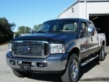 Medium Wedgewood Blue Metallic Ford F250 Super Duty in 2007