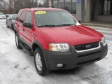 2002 Bright Red Ford Escape XLT V6 4WD #40879506