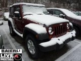 2009 Red Rock Crystal Pearl Coat Jeep Wrangler X 4x4 #40961641