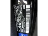 2005 S Color Code for designo Mocha Black Metallic - Color Code: 033
