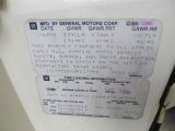 1988 Chevrolet Corvette 35th Anniversary Coupe Info Tag