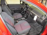 2005 Mazda MAZDA3 s Hatchback Black/Red Interior