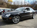 2008 Obsidian Black Metallic Mercedes-Benz CLK 350 Coupe #41022925