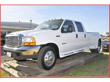 2000 Oxford White Ford F450 Super Duty XLT Crew Cab 4x4 Dually #41023045