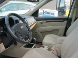 2008 Hyundai Santa Fe SE 4WD Beige Interior