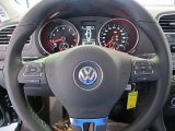 2011 Volkswagen Jetta SE SportWagen Steering Wheel