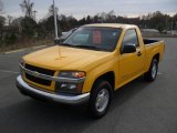 2005 Yellow Chevrolet Colorado LS Regular Cab #41068623