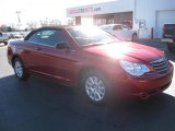 2009 Inferno Red Crystal Pearl Chrysler Sebring LX Convertible #41068372