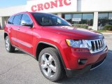 2011 Inferno Red Crystal Pearl Jeep Grand Cherokee Overland #41068269