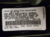 2009 Toyota Corolla S Info Tag