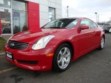 2007 Laser Red Infiniti G 35 Coupe #41112015