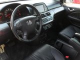 2008 Honda Odyssey Touring Black Interior