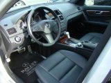 2010 Mercedes-Benz C 300 Sport 4Matic Black Interior