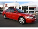 Red Volvo S40 in 2003