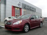 2010 Ruby Red Pearl Subaru Legacy 2.5i Sedan #41112309