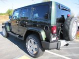 Natural Green Pearl Jeep Wrangler Unlimited in 2011