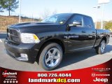 2011 Brilliant Black Crystal Pearl Dodge Ram 1500 Sport Quad Cab #41111862