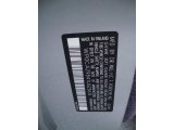 2001 Porsche Boxster  Info Tag