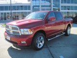 2009 Inferno Red Crystal Pearl Dodge Ram 1500 Laramie Crew Cab 4x4 #41112092